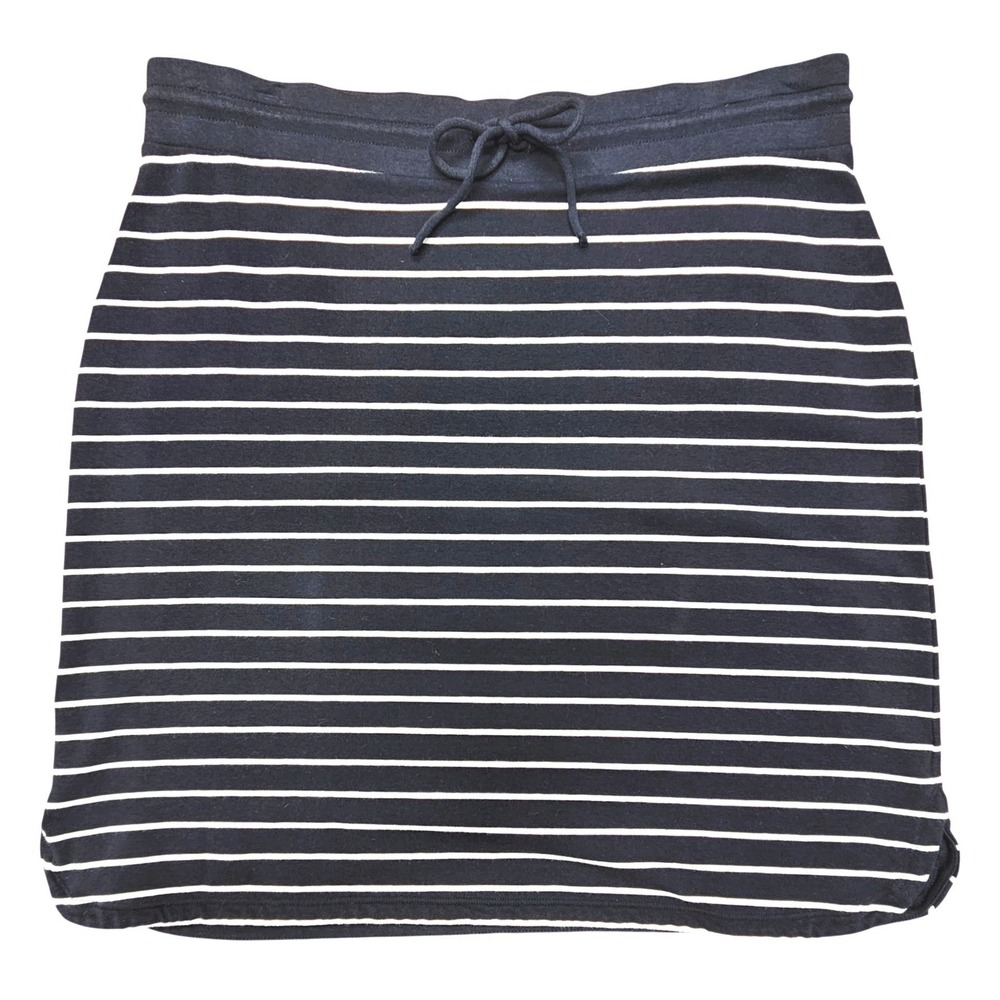 Talbots Pima Cotton Striped Knit‎ Skirt Womens XL Nautical Coastal Chic